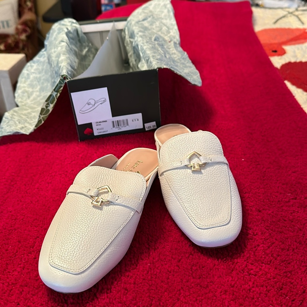 darling, Kate Spade leather mule slides
